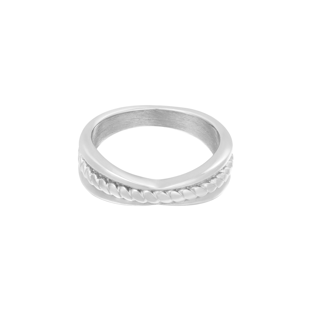 Silver color / 17 / Ring Intertwine Picture2