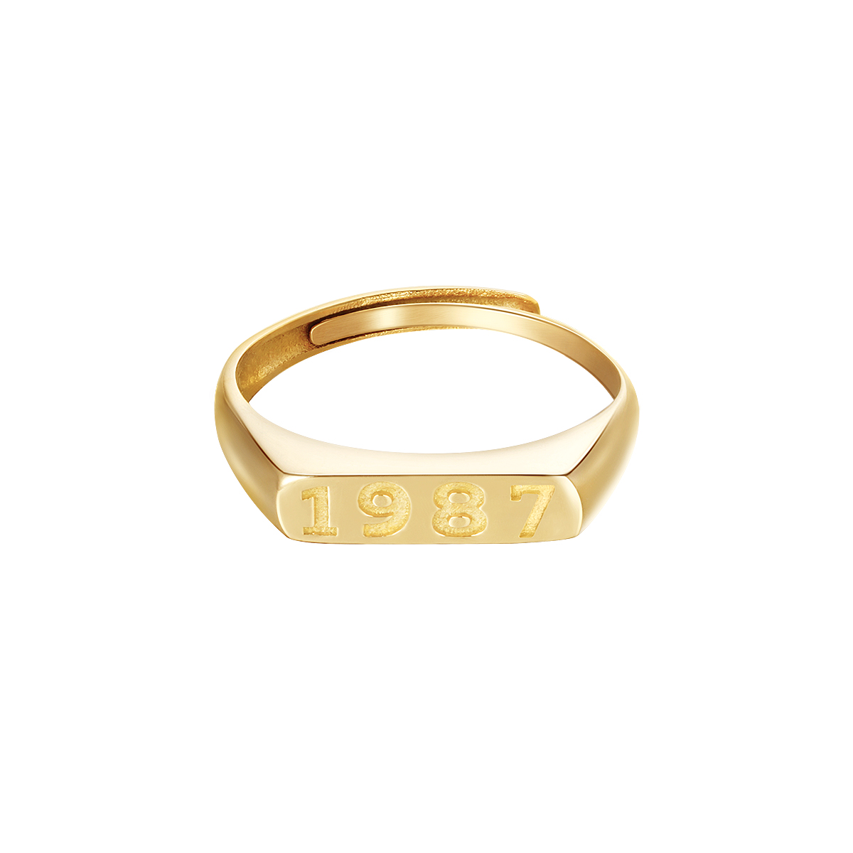 Ring year of birth gold - 1985