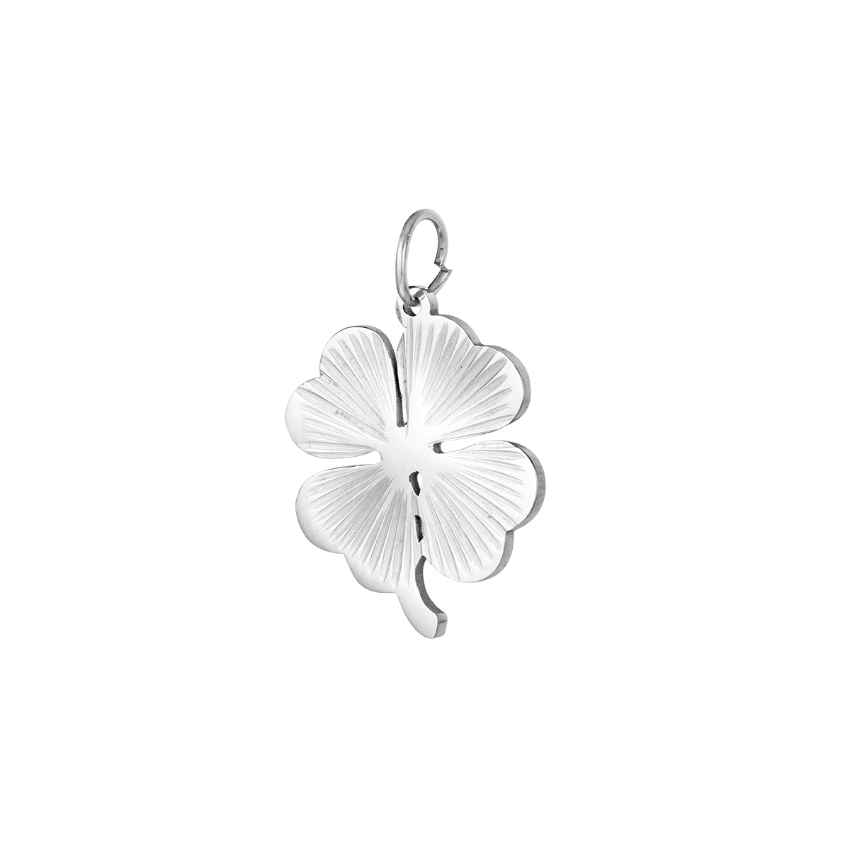 Stainless steel DIY charm clover h5 