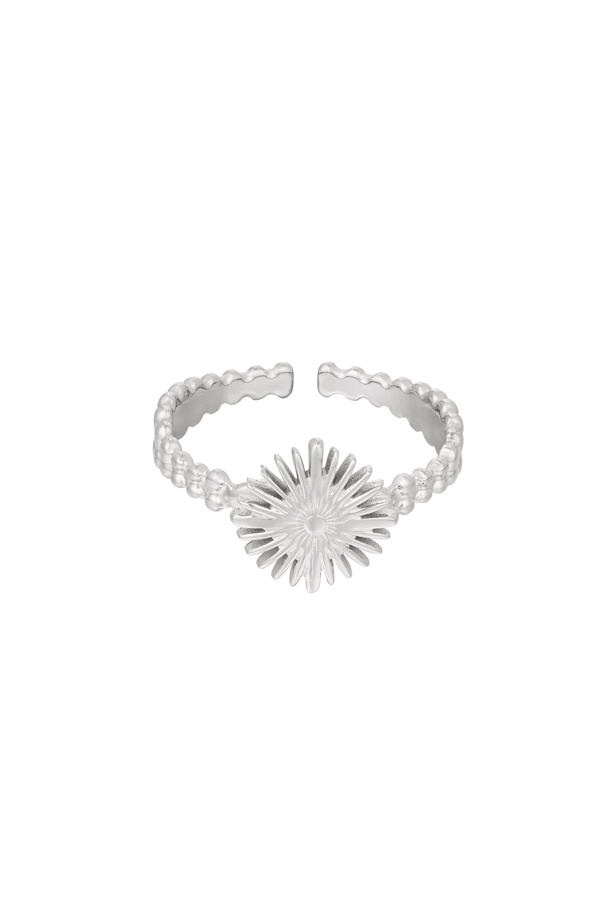 Ring Sonne - Silber Edelstahl h5 