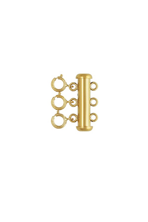 DIY clasp for 3 necklaces or bracelets - gold h5 