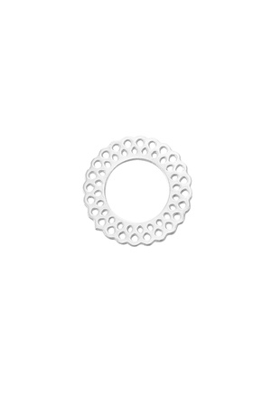 Charm graceful round - silver h5 