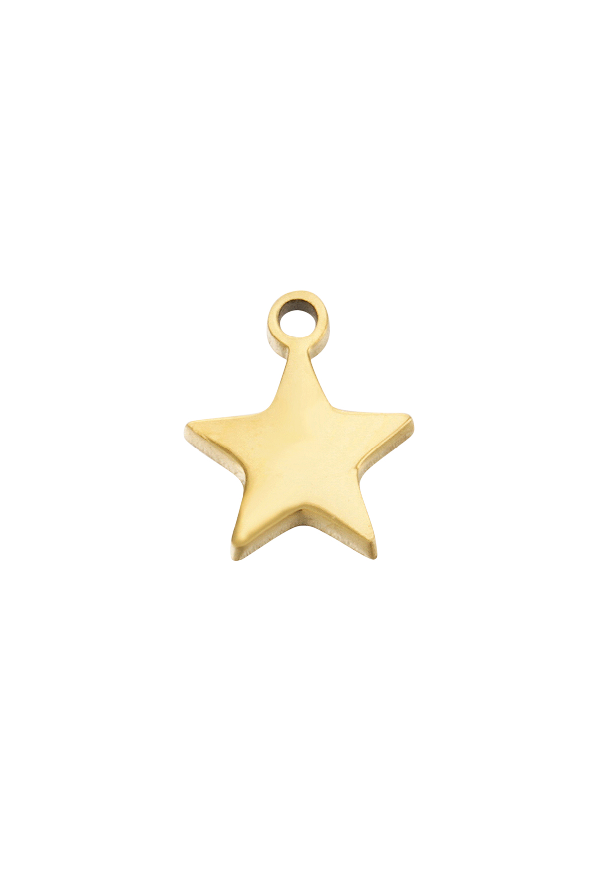 Charm star - Gold color h5 