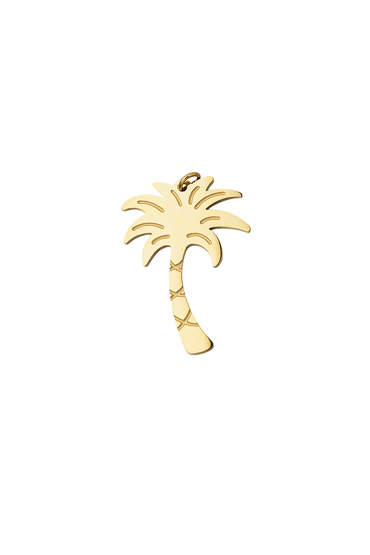 Charm palmiye ağacı - altın h5 