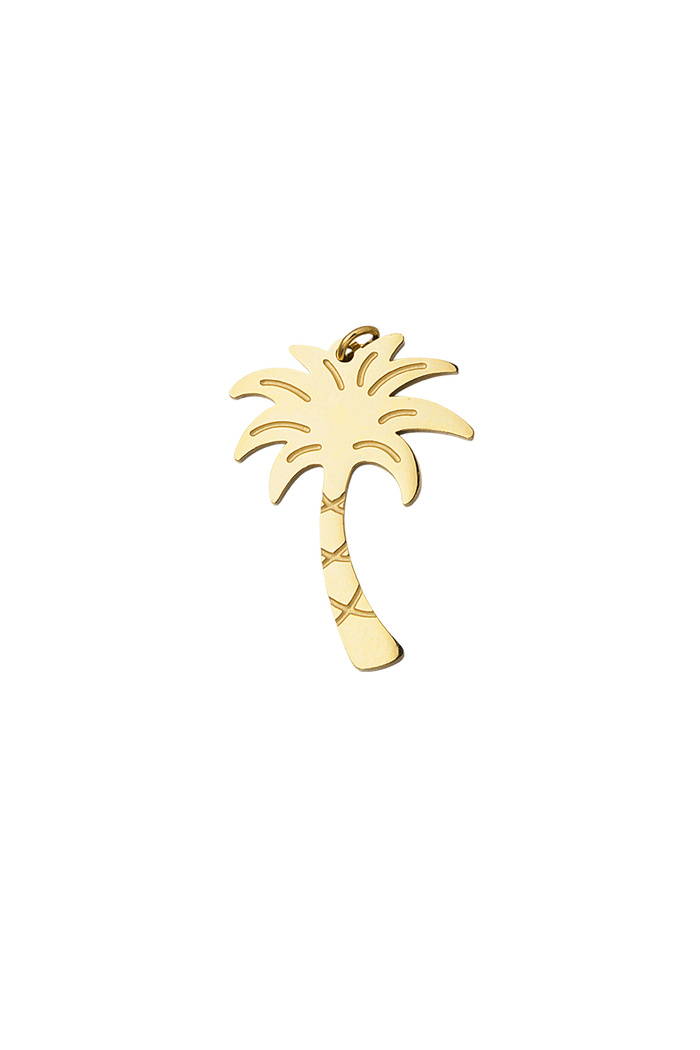 Charm palm tree - gold 