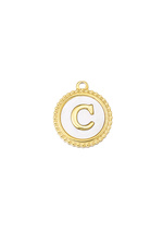 Gold / Charm elegante C - oro/bianco Immagine42