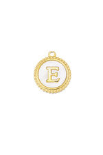 Oro / Charm elegante E - oro/blanco Imagen36