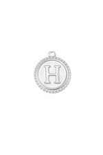 Silver / Charm elegante H - argento/bianco Immagine45