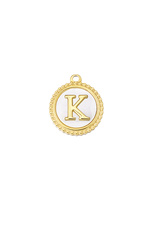 Oro / Charm elegante K - oro/blanco Imagen9