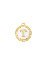 Gold / Charm T elegante - oro/bianco Immagine17
