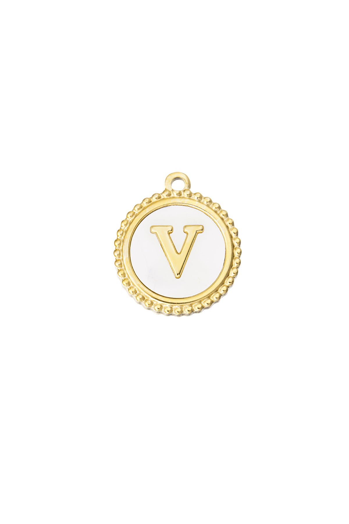 Charm graceful V - gold/white h5 