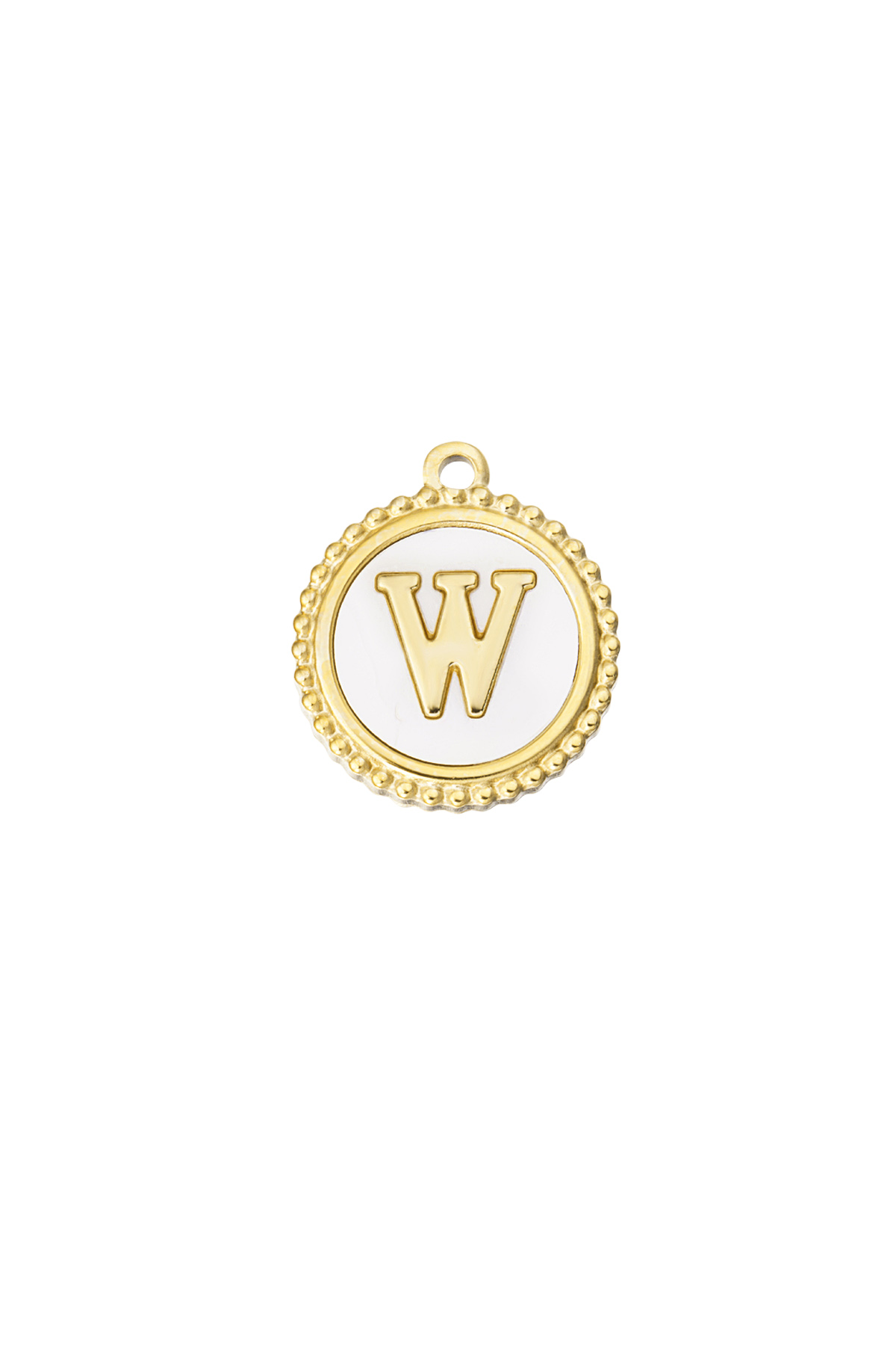 Charm elegant W - gold/white h5 