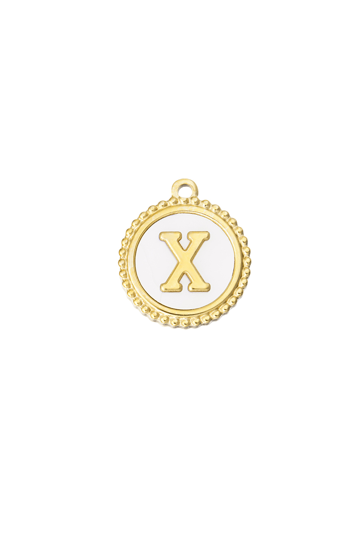 Oro / Charm elegante X - dorado/blanco Imagen21