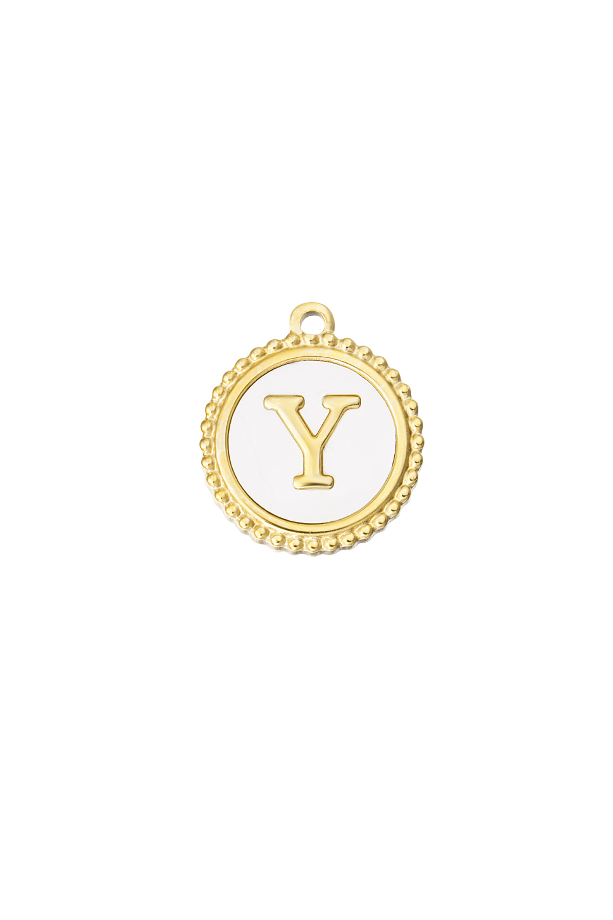 Gold / Charm elegante Y - oro/bianco Immagine23