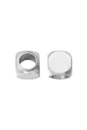 DIY Abstandsperlenwürfel – Silber h5 