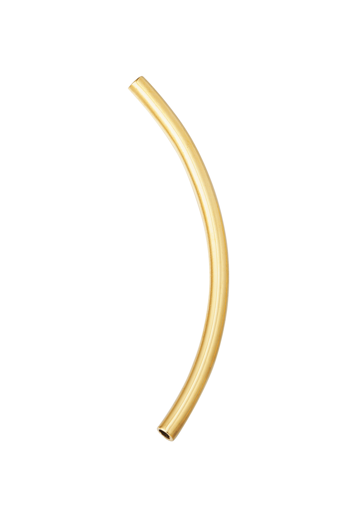 DIY thicker tube charm - gold h5 