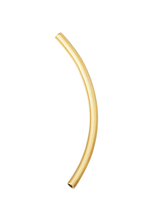 DIY dickerer Röhrenanhänger – Gold h5 