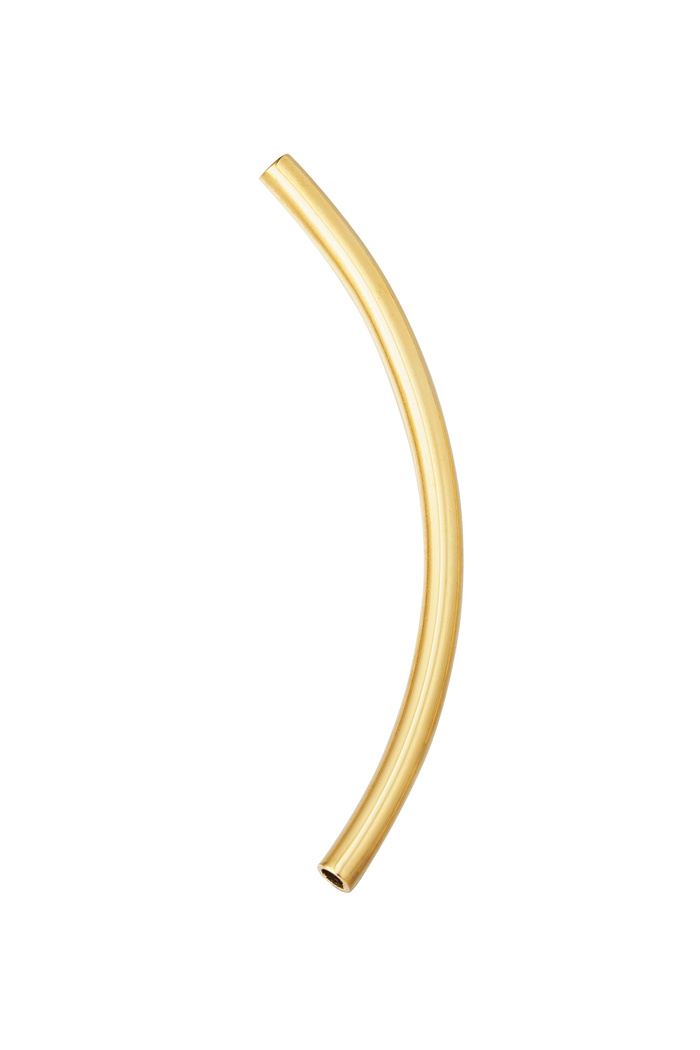 DIY dickerer Röhrenanhänger – Gold 