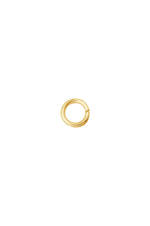 Mini anillo de conexión de bricolaje - oro h5 