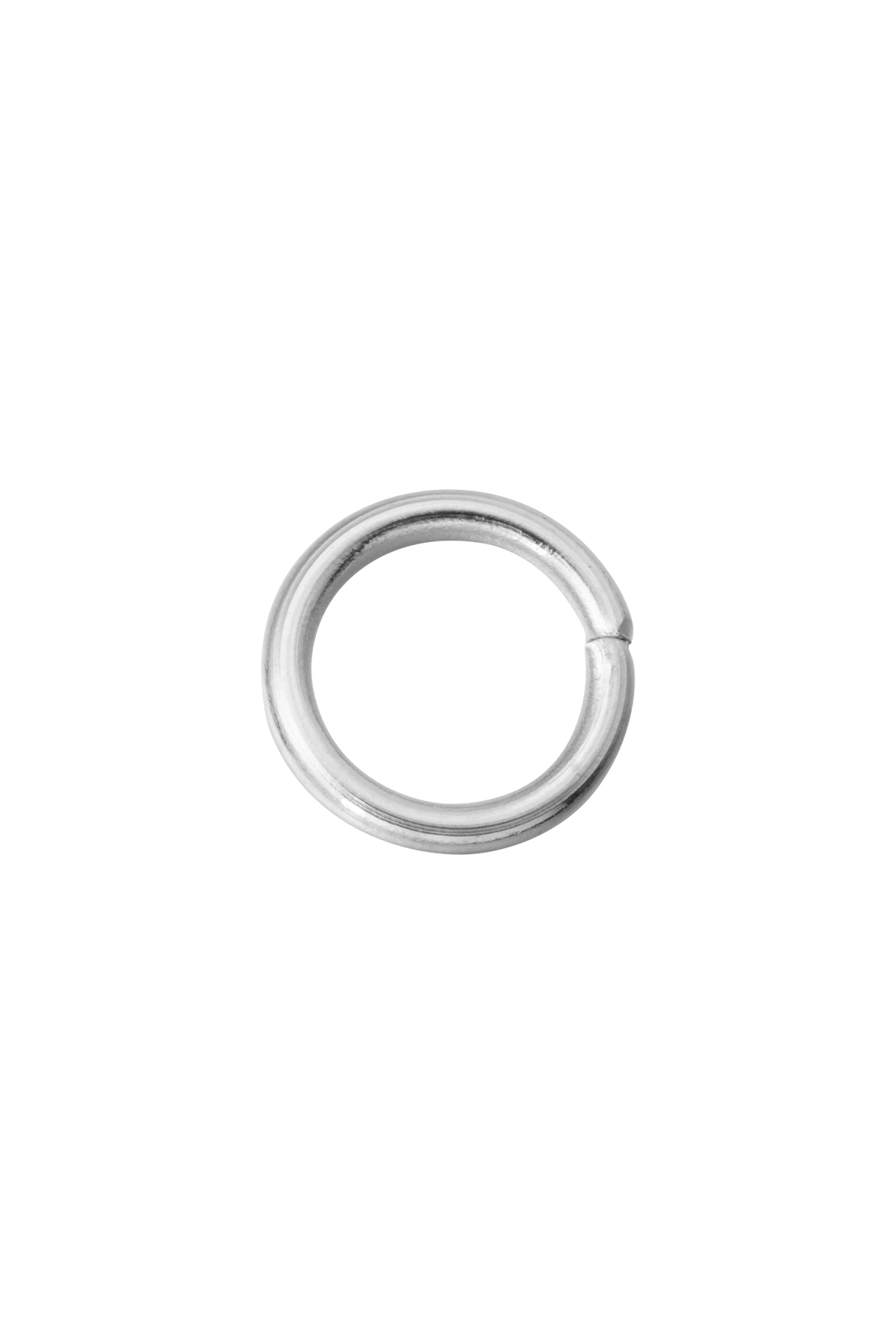 DIY connecting ring large - silver