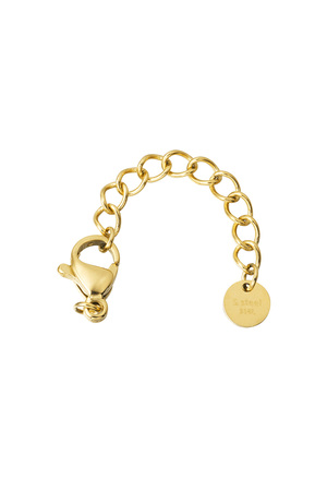 DIY bracelet and necklace closure medium - gold h5 