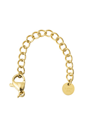 DIY bracelet and necklace clasp large - gold h5 