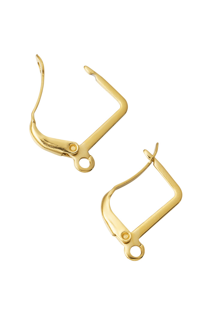 DIY ear hook with closure - gold 