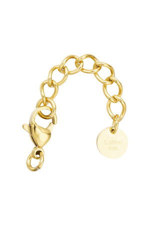DIY Halskette und Armbandverlängerung klein - Gold h5 