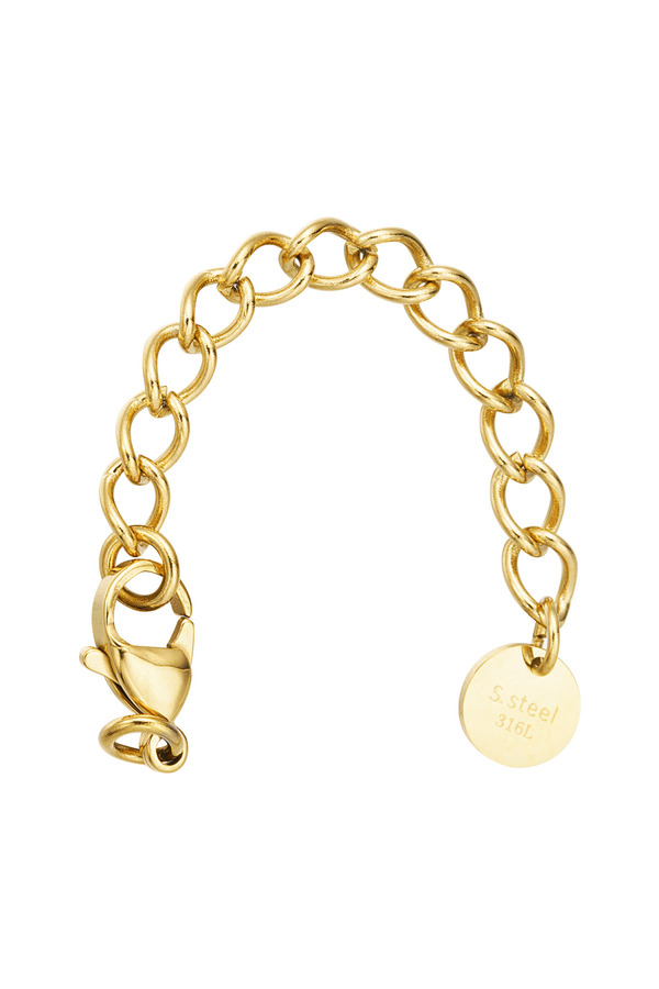 DIY Halskette und Armbandverlängerung mittel 2- Gold