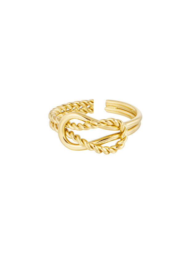 Ring verbunden - Gold