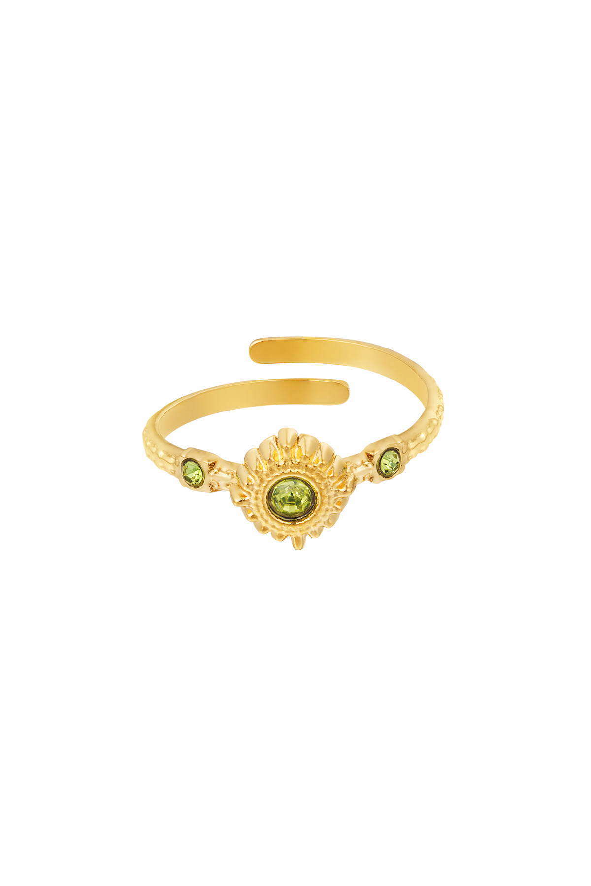 Ring magic stones - green 