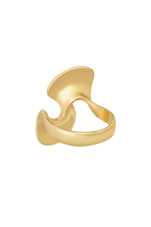 Ring twist - goud h5 Afbeelding3