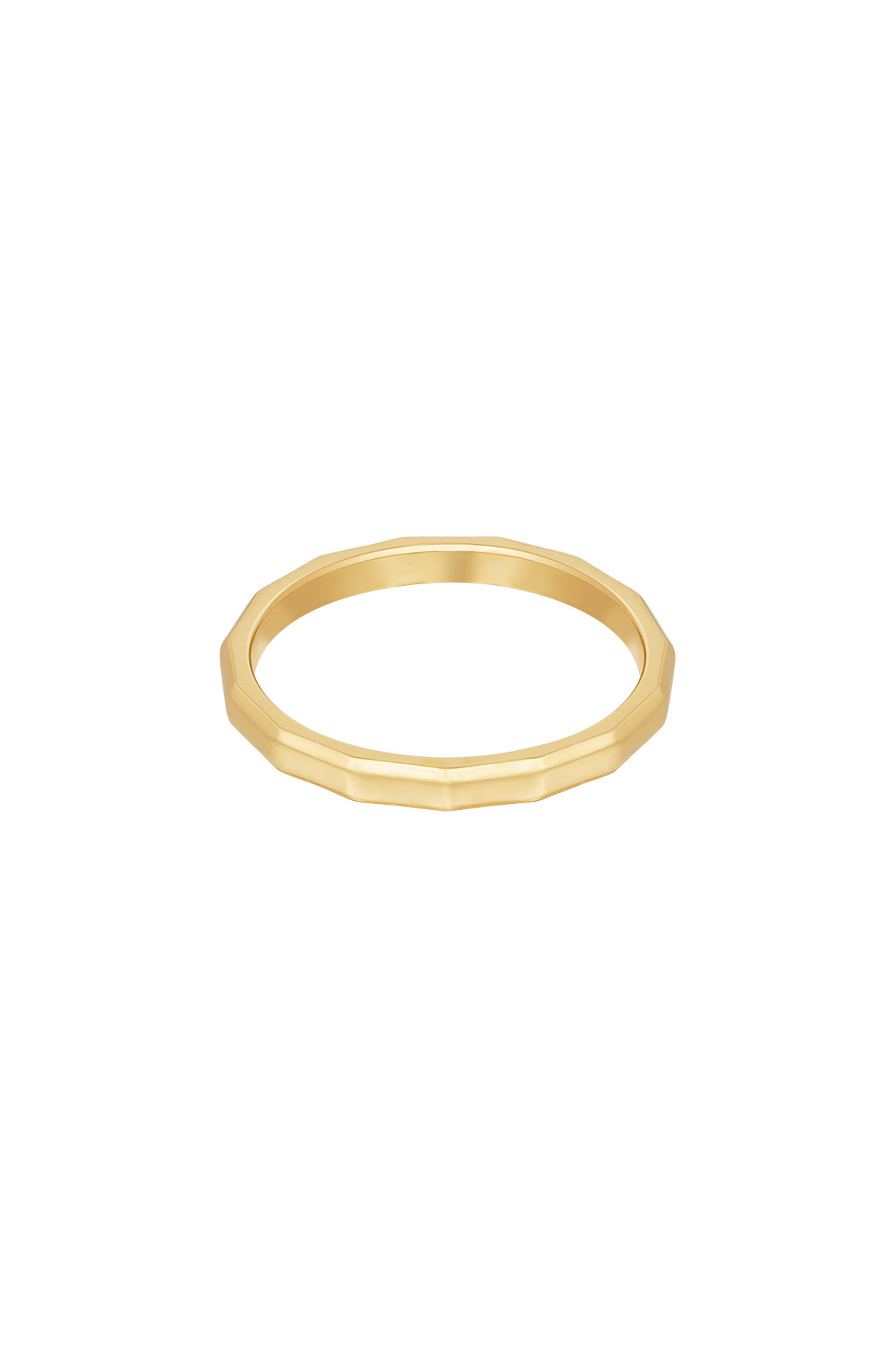 Ring eckig - Gold h5 