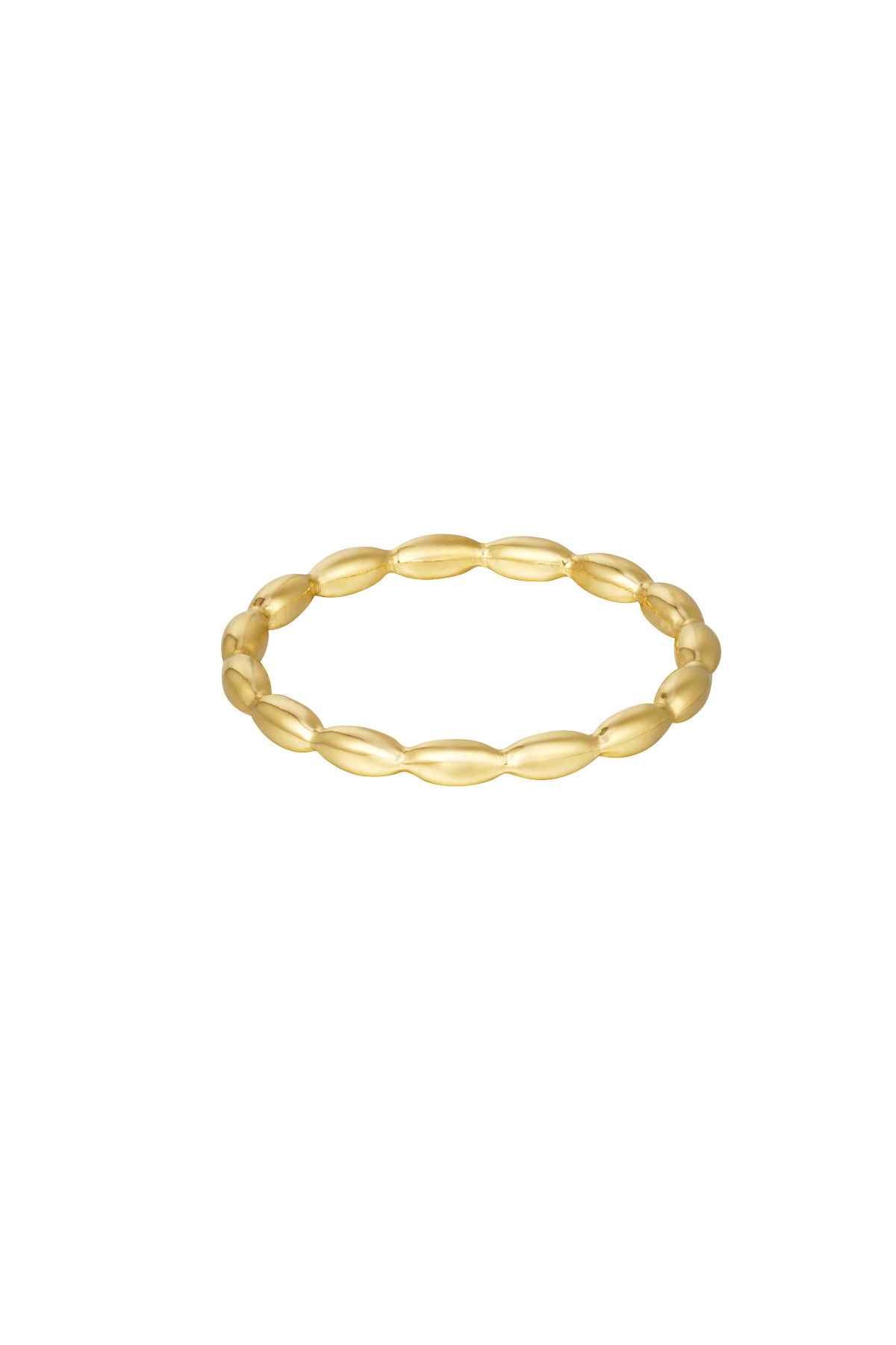 Ring verbundene Ovale – Gold