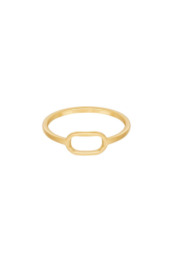 Ring cut out - gold