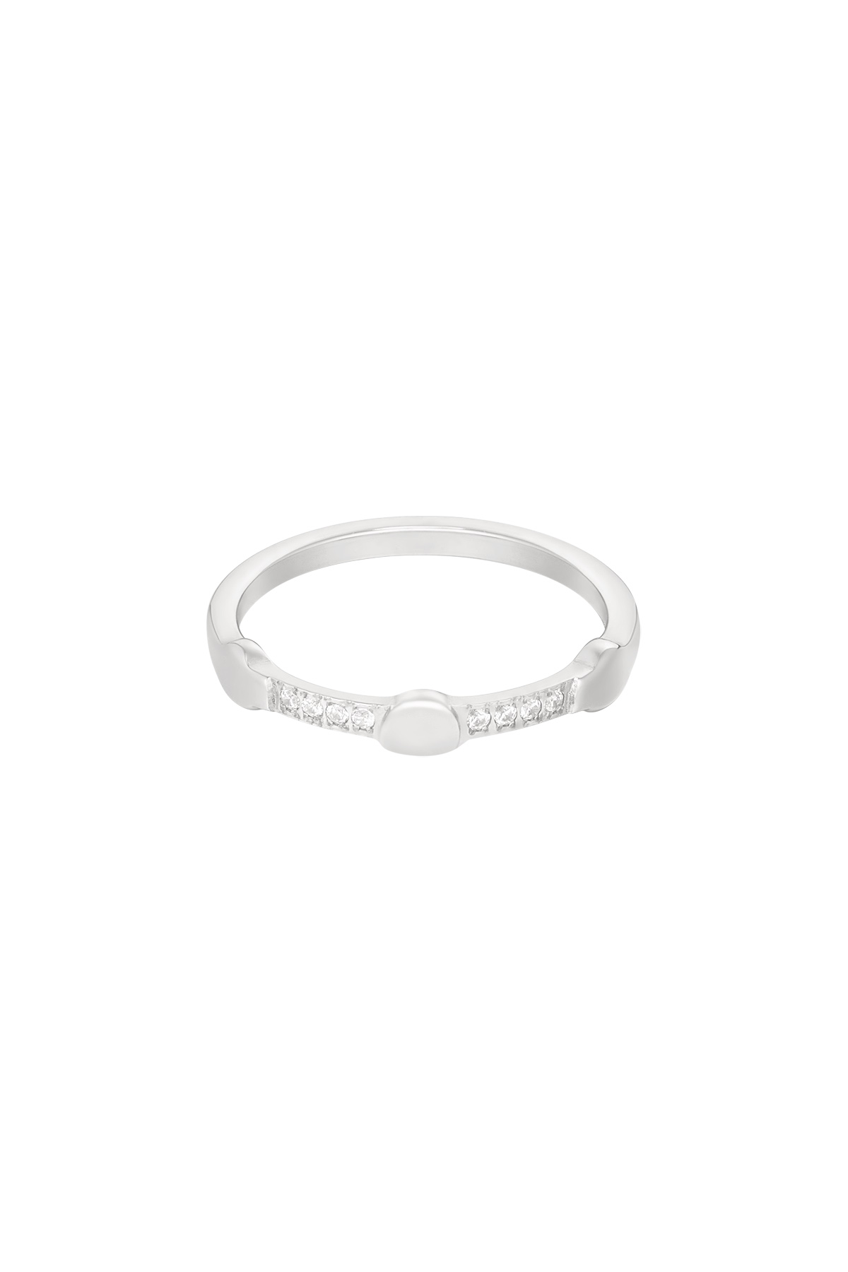 Ring met details - zilver h5 