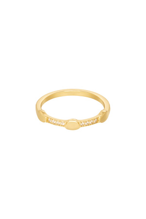 Ring met details - goud h5 