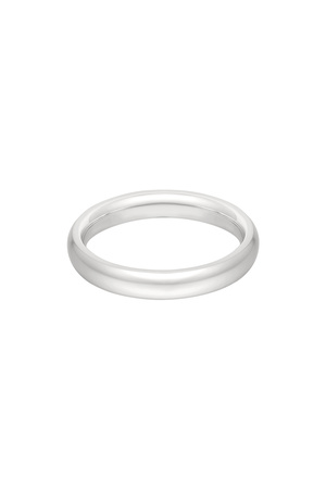Ring basic effen - zilver h5 