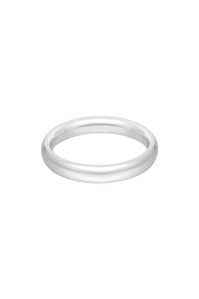 Ring Basic schlicht - Silber 