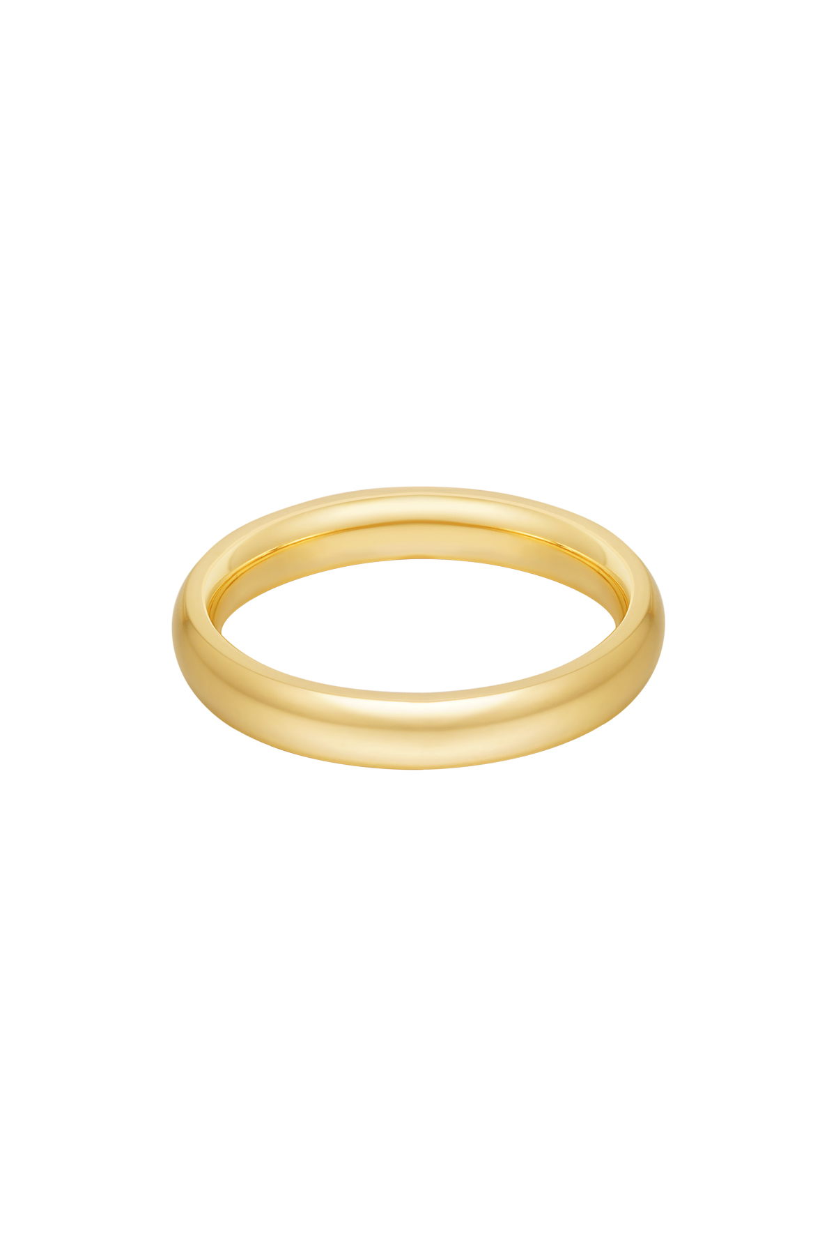 Ring basic plain - Gold color 2