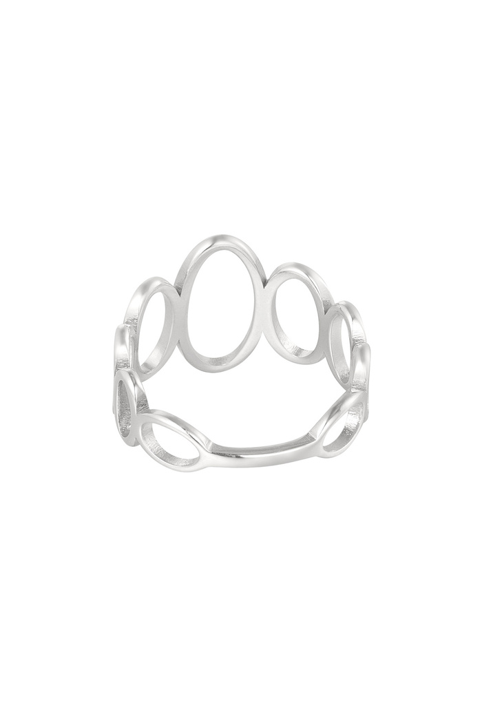 Ring offene Kreise - Silber Bild3