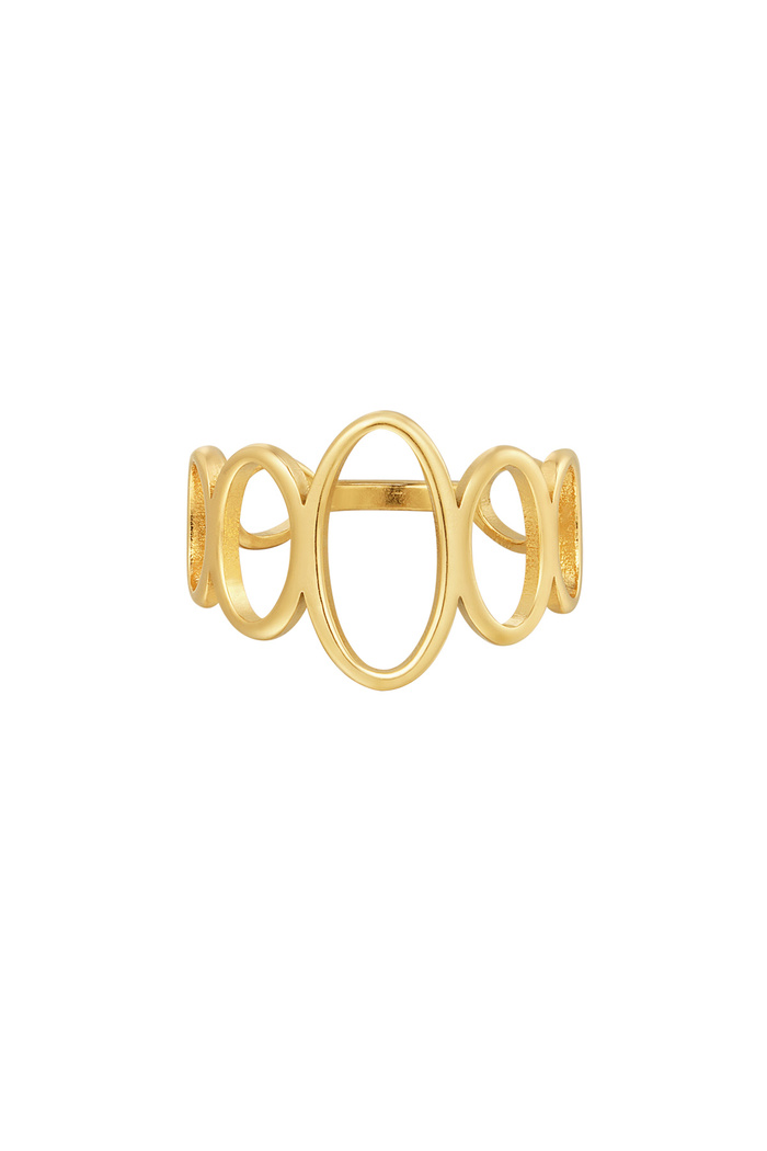 Ring offene Kreise - Gold 