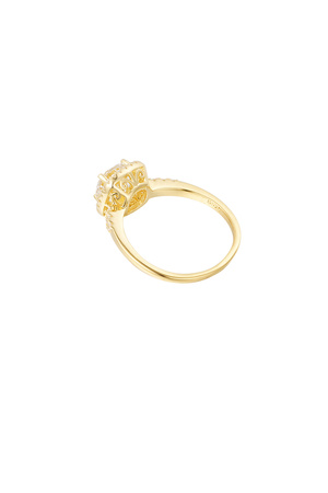 Ring square stone - gold - 16 h5 Picture5