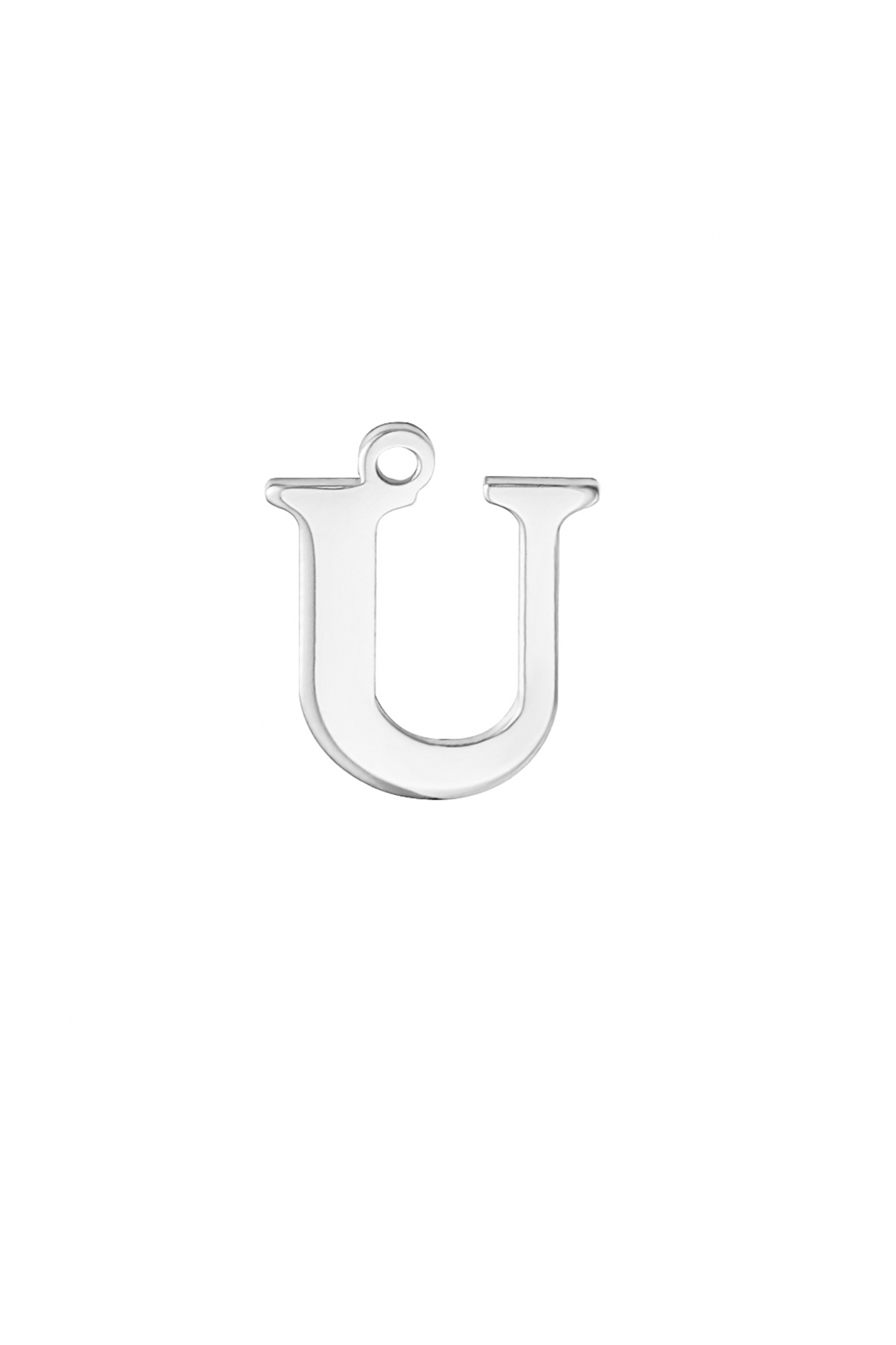 Charm basic U - Silver Color color h5 