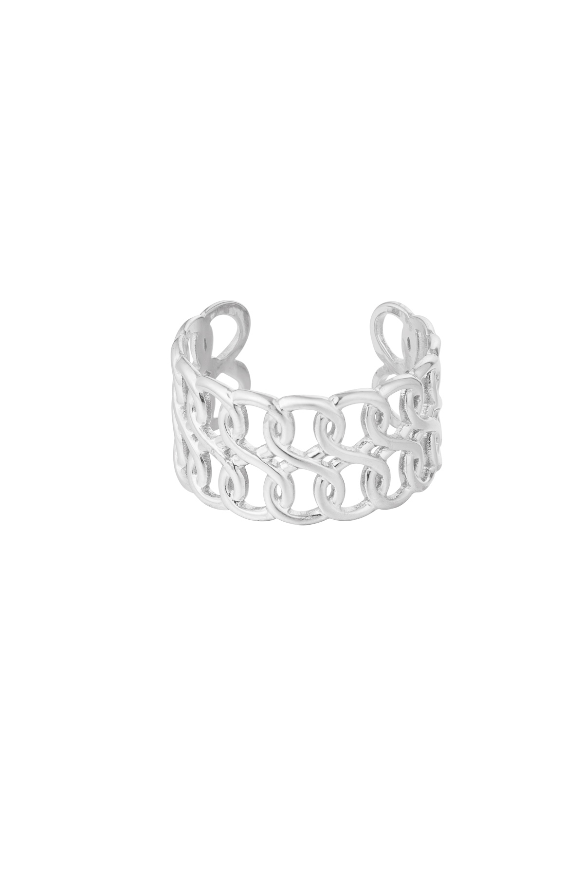 Ring special link - silver 