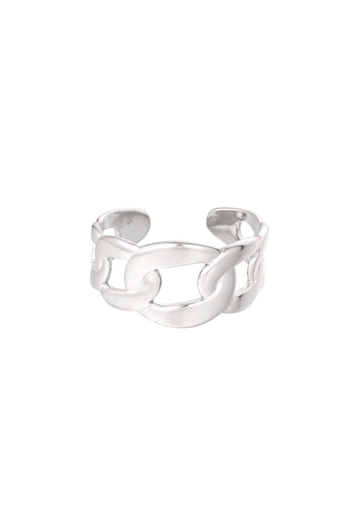 Ring mega link - Silver Color color h5 