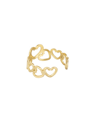 Ring hearts - gold h5 Picture4