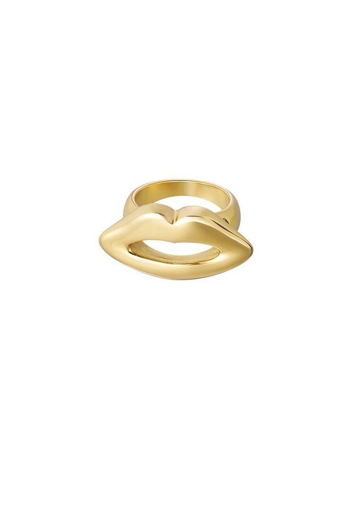 Ring mouth - gold - 16 