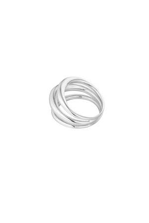 Ring drie lagen - zilver h5 Afbeelding3