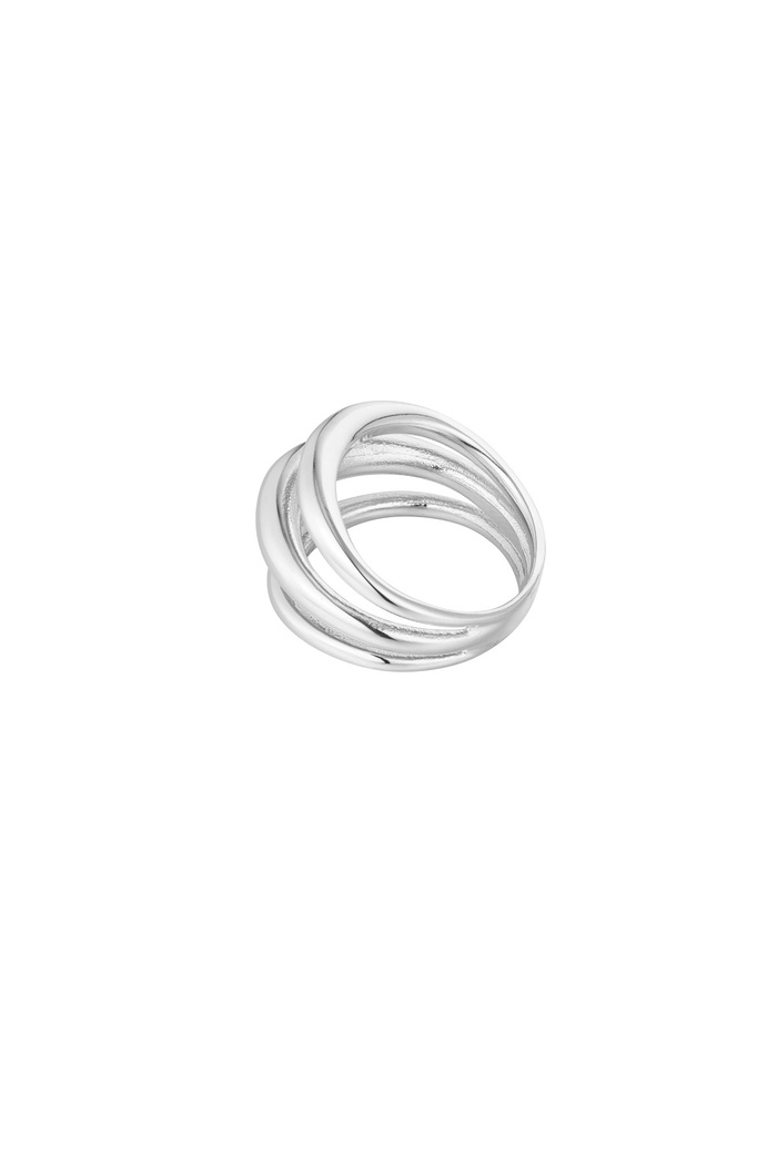 Ring drie lagen - zilver Afbeelding3